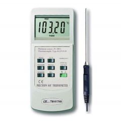 LUTRON TM-917HA precision thermometer with PT-100 Ohm Sensor