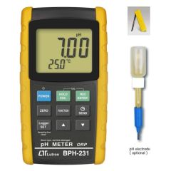 LUTRON PH Meter Bench W/Temp ELCT & Adapter EQL-BPH-231